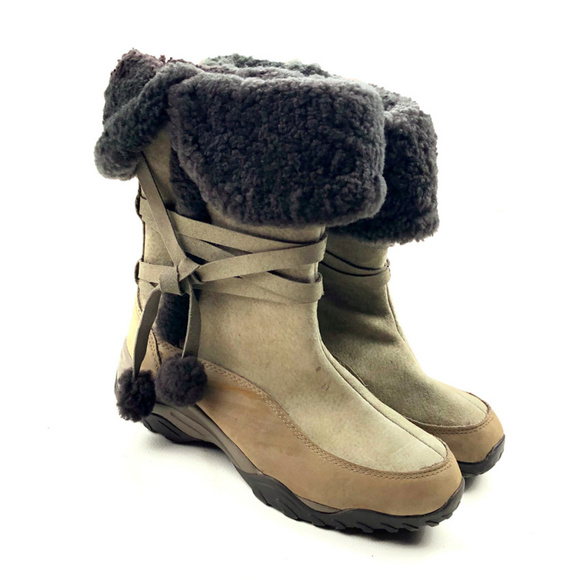 north face suede boots